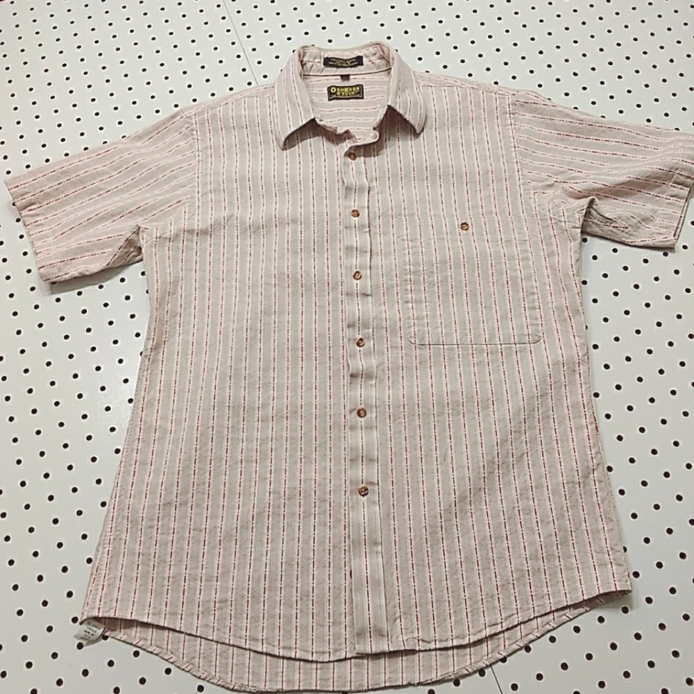 Vintage OshKosh B'Gosh Button Up Shirt, Size Medium